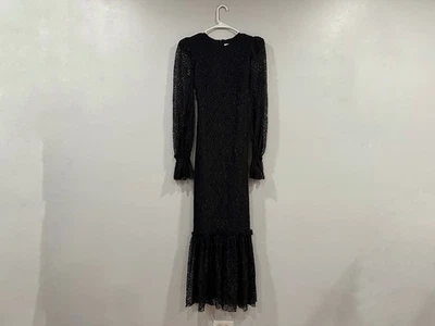 The Vampire's Wife X H&M Black Metallic Long Sleeve Dress US Small S EUR 38 NEW - Image 1 of 4