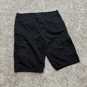 Y2K Sean John Baggy Cargoshorts schwarz Baumwolle Freizeit Hip Hop Skater Herren 36x15 - Bild 1 von 4