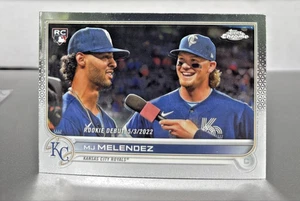2022 Topps Chrome Update #USC84 MJ Melendez Rookie Debut Kansas City Royals - Picture 1 of 2