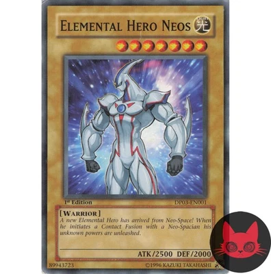 Yugioh Elemental HERO Neos DP03-EN001 Common 1st Edition LP - Image 1 of 2