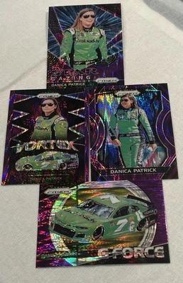 2018 Panini Prizm Danica Patrick Purple Prizm (4)  - Image 1 of 2