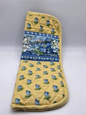 Vera Bradley Mariposa Floral Amarillo Azul - Accesorio Retirado Para Usar Con Planchas Foto 1 de 3