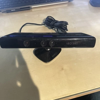 Sensore ufficiale nero Microsoft Kinect, fotocamera movimento per Xbox 360 - Immagine 1 di 4