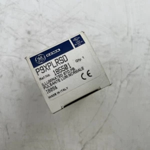 GE P9XPLRSD Red Round Plastic Operator Button - New - Picture 1 of 3