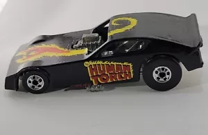 Vintage Hot Wheels Black 1977 Marvel The Human Torch Funny Car 1:64, MINT - Picture 1 of 22