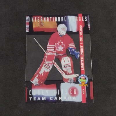 1994 Classic Pro Hockey Prospects International Heroes /12000 Corey Hirsch #LP14 - Image 1 of 3