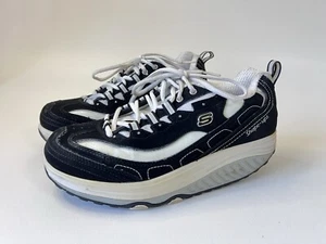Skechers Shape Ups Size 9.5 11809 Black White Toning Walking Shoe - Picture 1 of 12