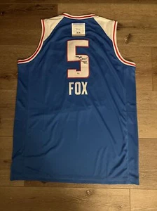 DeAaron Fox Signed Custom Sacramento Kings Jersey PSA/DNA Size XL - Picture 1 of 3