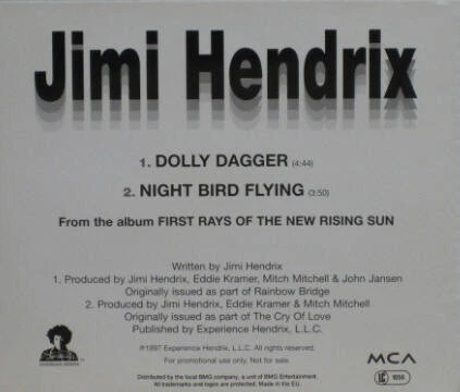 CD, Single, Promo Jimi Hendrix - Dolly Dagger / Night Bird Flying - Bild 1 von 1