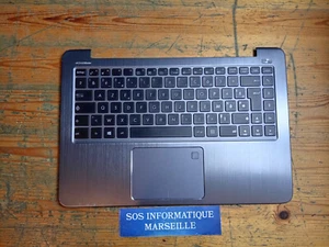 Plasturgie base supérieur ASUS L403N TouchPad, Haut-Parleurs, Clavier AZERTY FR - Imagen 1 de 6
