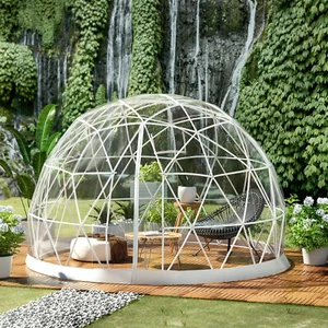 VEVOR 9 FT/2.8 m Igloo Dome Garden Igloo Dining Pod Pub PVC Gazebo Shelter 9m² - Picture 1 of 12