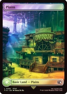 Plains FOIL FULL ART - 0295 - Basic Land - Final Fantasy FIN MTG - Picture 1 of 1