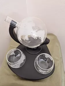 Whisky geätzte Kugel Dekanter Set🔥 Weihnachten Xmas Urlaub Ehemann Freund Geschenk🔥 - Bild 1 von 9