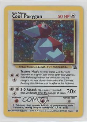 1999 Pokemon Wizards of the Coast Exclusive Black Star Promos Cool Porygon 1u6