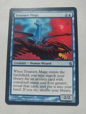 1x Treasure Mage - Mirrodin Besieged - NM/EX MTG CARD x1