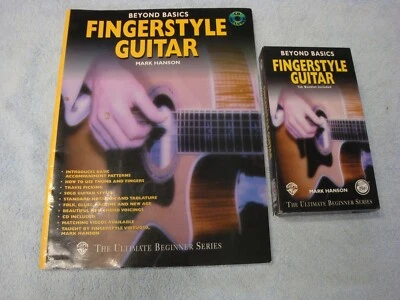 Fingerstyle Guitar Beyond Basics The Ultimate Beginners Series Tab Book and VHS - Image 1 of 4