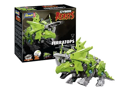 Cyber Beasts: Terratops 1:35 Plastic Model Kit REVELL - Immagine 1 di 2