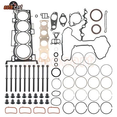 Juego de pernos y anillos de pistón para Hyundai Sonata Kia Optima 2010-2015 2,4 L Foto 1 de 4