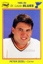 1989-90 St. Louis Blues Kodak #25 Peter Zezel