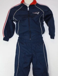 Infant Toddler Reebok New England Patriots NFL 2 Piece Jacket & Pants Sweatsuit  - Picture 1 of 4