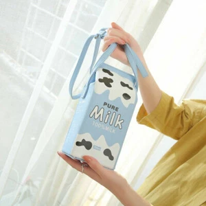 Girls Crossbody Shoulder Bag Women Kawaii Milk Box Carton Purse Portable Handbag - Picture 1 of 17