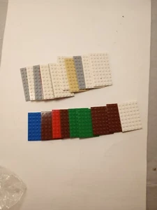 Lego 6x 10 6x8 Plates#585 - Picture 1 of 2