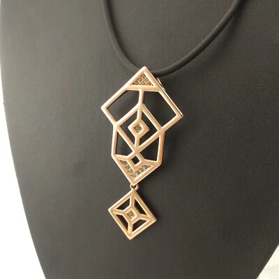 ⭐ Pierre Lang Anhänger Charm Halskette Kette Rosegold Gold farb. Perle 25 ⭐ - Bild 1 von 2