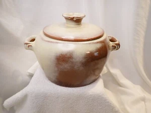 Frankoma Plainsman Brown Pottery quart baker-Matted Glaze 5W 6.5" tall no chips - Picture 1 of 7