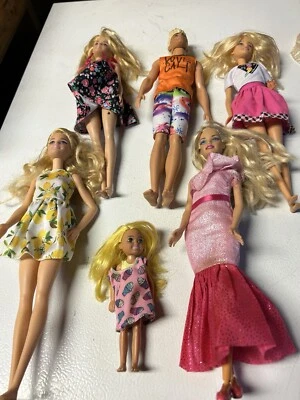Barbie Colección con Ropa - 6 Muñecas (2009-2017) Ken Chelsea Barbie Todas Foto 1 de 4