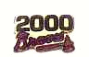 Atlanta Braves 2000 2K Sammlerstück Anstecknadel Hutnadel mit Tomahawk Logo - Bild 1 von 1