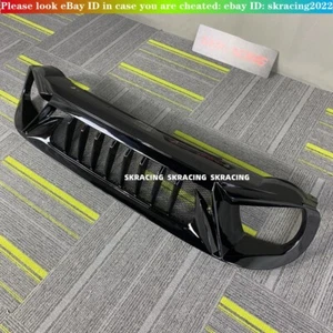 For 2015 2016-2018 Jeep Renegade ABS Black Front Bumper Center Hood Grill Mesh - Picture 1 of 8