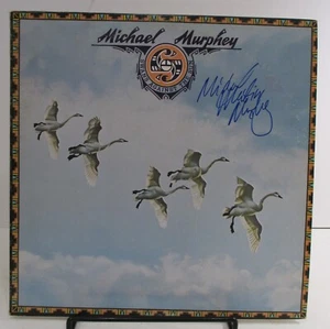 SIGNED by MICHAEL MARTIN MURPHEY "Swans Against the Sun" LP 1975 Epic Vinyl - Picture 1 of 5