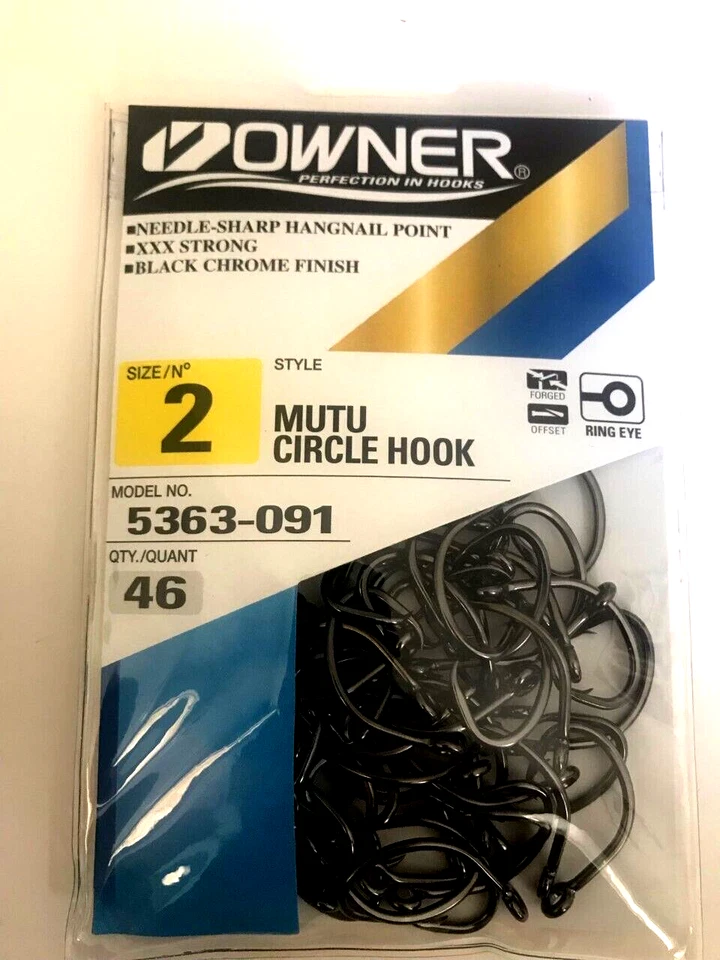 Owner Mutu Circle Hook size 2 Pro Pack - Image 1 of 1