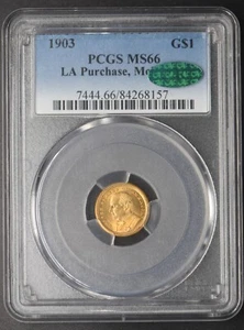 1903 Mckinley Gold Dollar PCGS MS66 CAC LA Purchase - COINGIANTS - - Picture 1 of 2