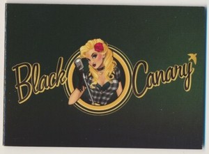 B7 BLACK CANARY 2014 Cryptozoic DC Epic Battles BOMBSHELLS FOLDOUT