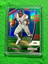 A.J. BROWN PRIZM GREEN CARD TENNESSEE TITANS 2020 PANINI PRIZM DRAFTP PICKS  