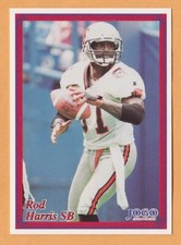 Rod Harris 1999 Jogo Boston Pizza CFL card #6 B.C. Lions  Texas A&M Aggies