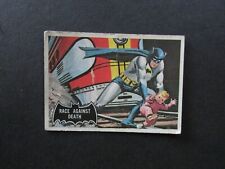 1966 O-Pee-Chee Canada OPC Batman Black Bat Card #53 Race Against Death