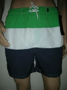 Bugatti Badeshorts, Gestreift, mit Logo, in verschiedenen Farben, Größe M/5 - Bild 1 von 10