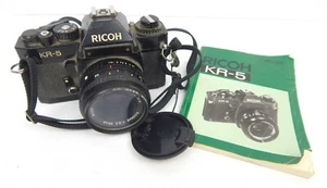 2A RICOH KR-5 35mm Camera w/ 55mm Lens Instructions Booklet Japan - Picture 1 of 9