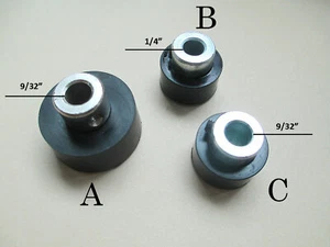 Sewing machine MOTOR DRIVE / FRICTION PULLEY for SHAFT Diameter 1/4" or 9/32" - Picture 1 of 4