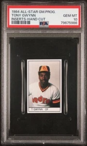 Tarjeta de los Padres 1984 Tony Gwynn PSA 10 raro Vs 1983 Topps POP 18 AS insertos de juego gema - Imagen 1 de 3