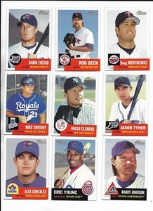 2002 Topps Heritage PICK-A-CARD Erstad Sabathia Mulder Mussina FINISH YOUR SET