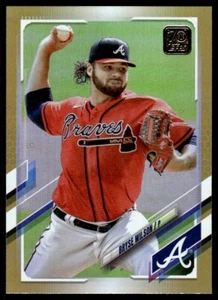 2021 Topps Update GOLD FOIL Bryse Wilson Atlanta Braves #US91 - Picture 1 of 2
