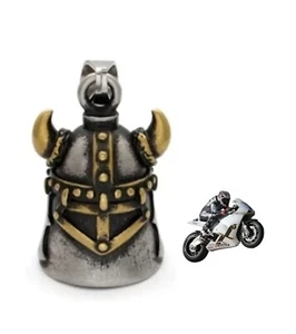 Campana Campanella Amuleto Portafortuna Guardian Bike Tema Vichingo - Imagen 1 de 3