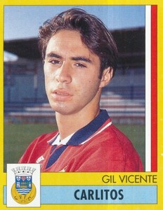 206 CARLITOS # PORTUGAL GIL VICENTE.FC STICKER PANINI FUTEBOL 1996