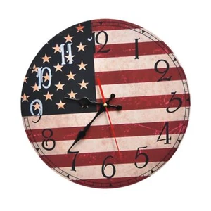 Wooden Wall Clock Wall Watch Wall Decoration Round for - Picture 1 of 6