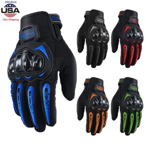 Racing Motorcycle Motorbike Motocross Riding Dirt Bike Full Finger Sports Gloves - Picture 1 of 24