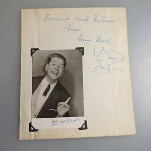 Autogramm Komiker Show TV Hans Hick 1963 (54686) - Bild 1 von 1