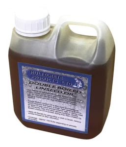 Double Boiled Linseed Oil - 1 Litre - Picture 1 of 3